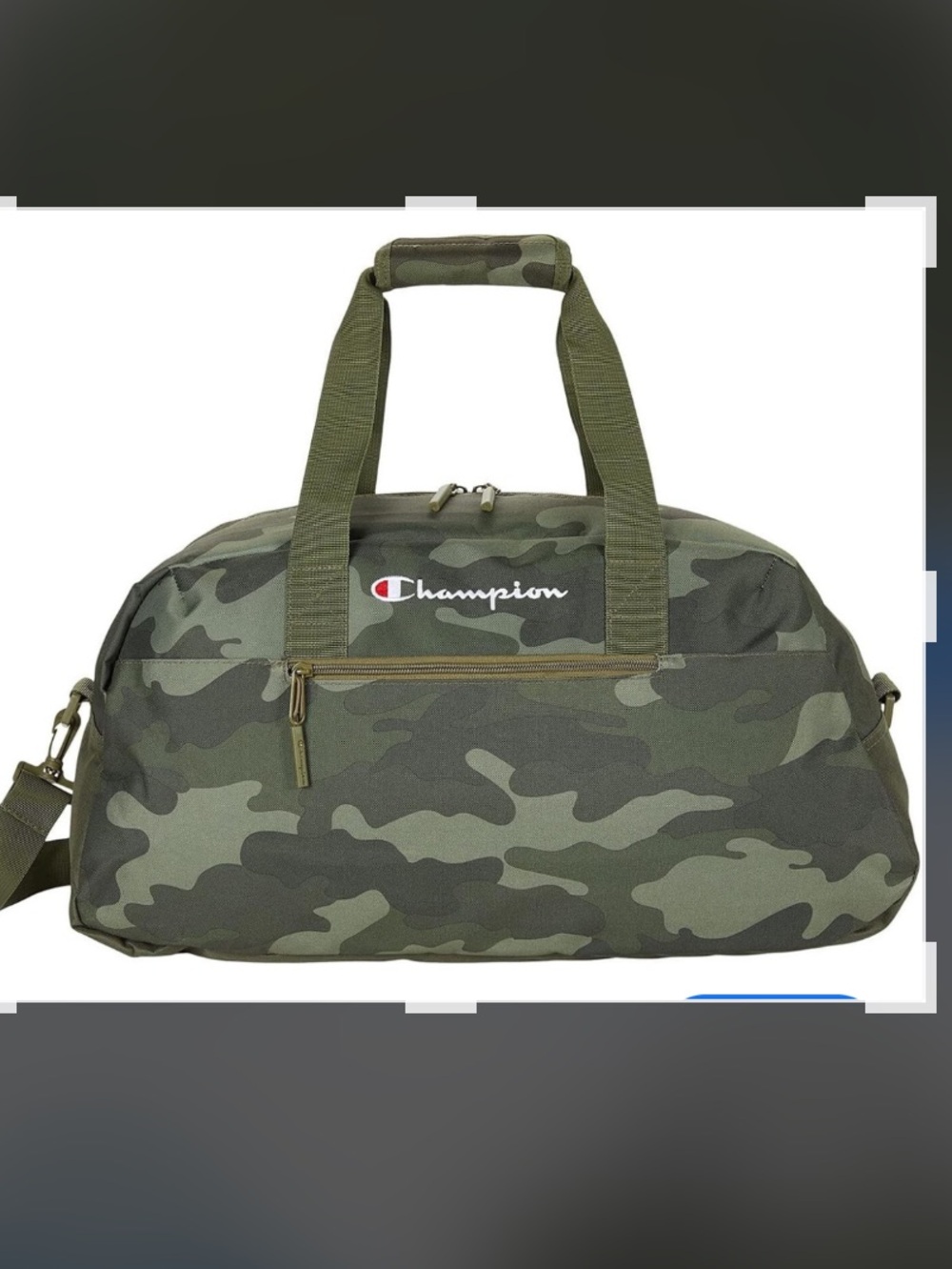 Champion Green Camouflage Duffel Bag